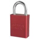 Cadenas de consignation Master Lock A1165 de couleur rouge