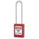 Cadenas de consignation Master Lock S33LT de couleur rouge