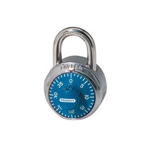 Cadenas Master Lock 1503EURD de couleur bleue