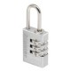 Cadenas Master Lock 7620EURD gris métallisé