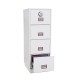 Classeur Fire file excel ignifuge Phoenix FS2244E 4 tiroirs ignifuge 1h30 pour papiers et données numériques avec serrure électr