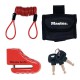 Bloc disque Master Lock 8304EURDPS avec corde de rappel et sac de transport
