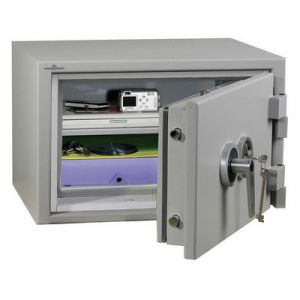 Coffre fort ignifuge Hartmann Protect Duo 1040 Classe 1 capacité 40 litres ignifuge 1h avec serrure électronique Classe 2 VDS