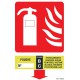 Panneau Extincteur Classe de Feu BC 200 x 300mm