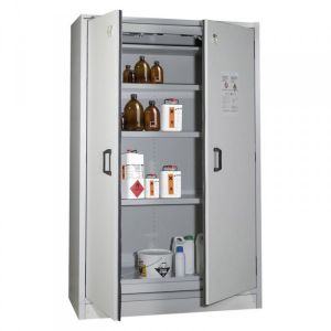 Armoire forte pour produits dangereux Hartmann Chimie Protect 91 capacité 44 litres ignifuge 90 minutes avec serrure à clé
