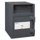 Coffre de dépôt avec fente Chubbsafes Omega Deposit 45 K capacité 24 litres avec serrure à clef à double pannetons