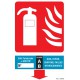 Panneau Extincteur Classe de Feu AB 200 x 300mm