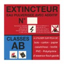 Panneau PVC Classe de Feu AB 200 x 200mm