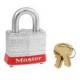 Cadenas de consignation Master Lock 3 de couleur rouge
