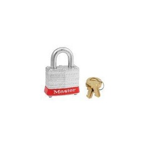 Cadenas de consignation Master Lock 3 de couleur rouge