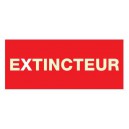 Panneau Extincteur Plexiglas 200 x 100mm