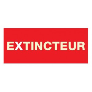Panneau Extincteur Plexiglas 200 x 100mm